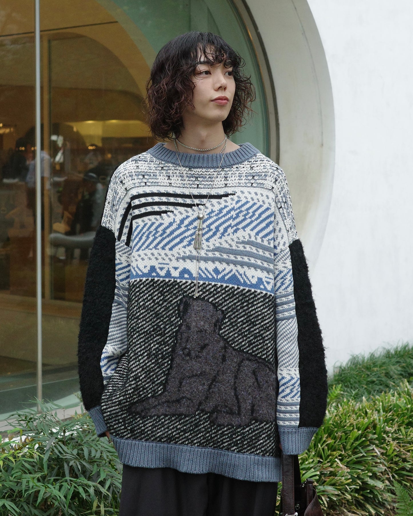 【LOILE】Jacquard knit