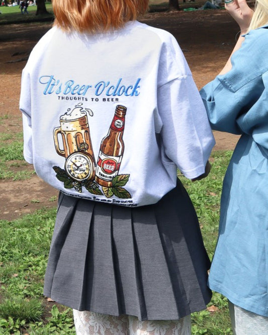 Beer Embroidery Tee
