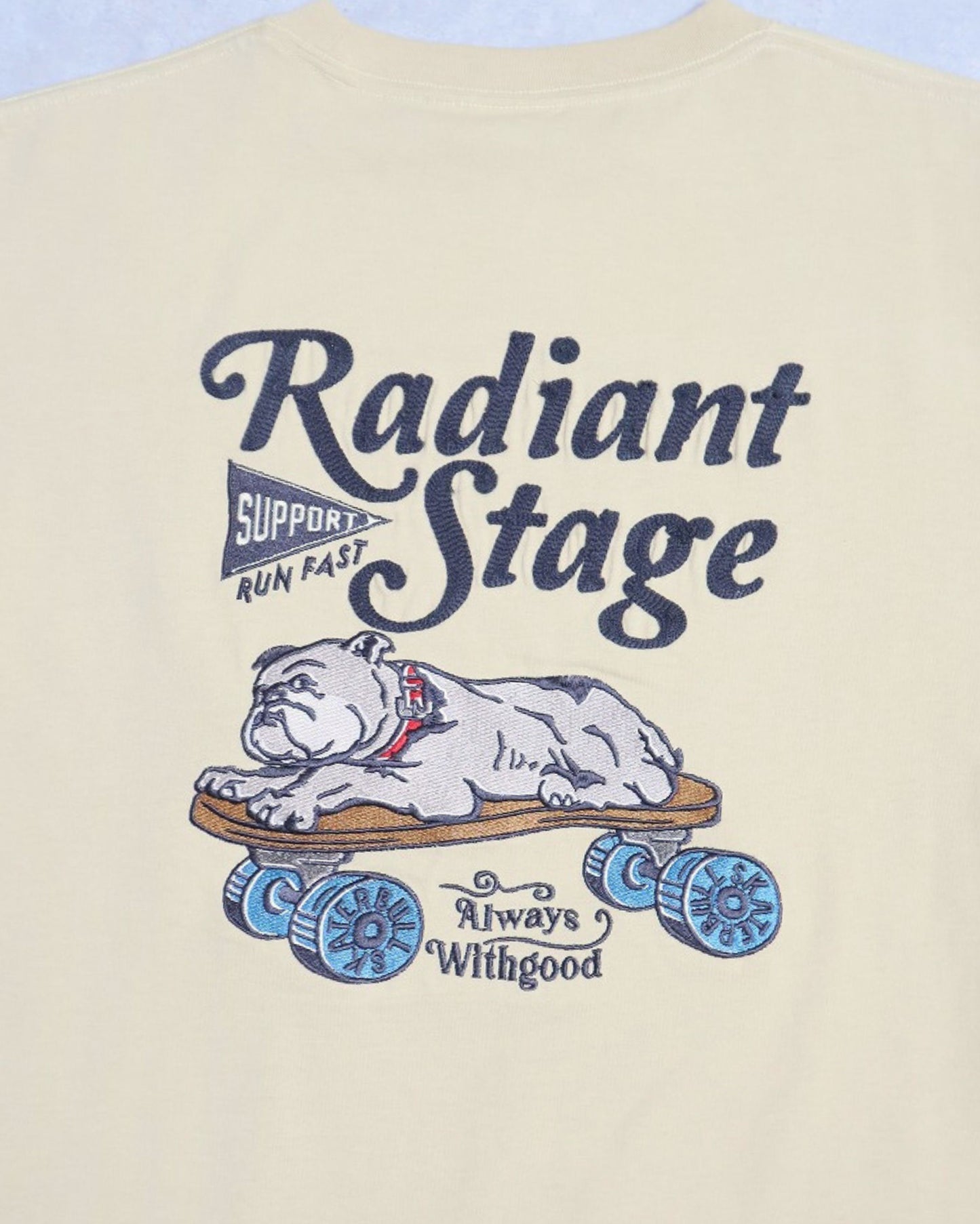 Bulldog Embroidery Tee