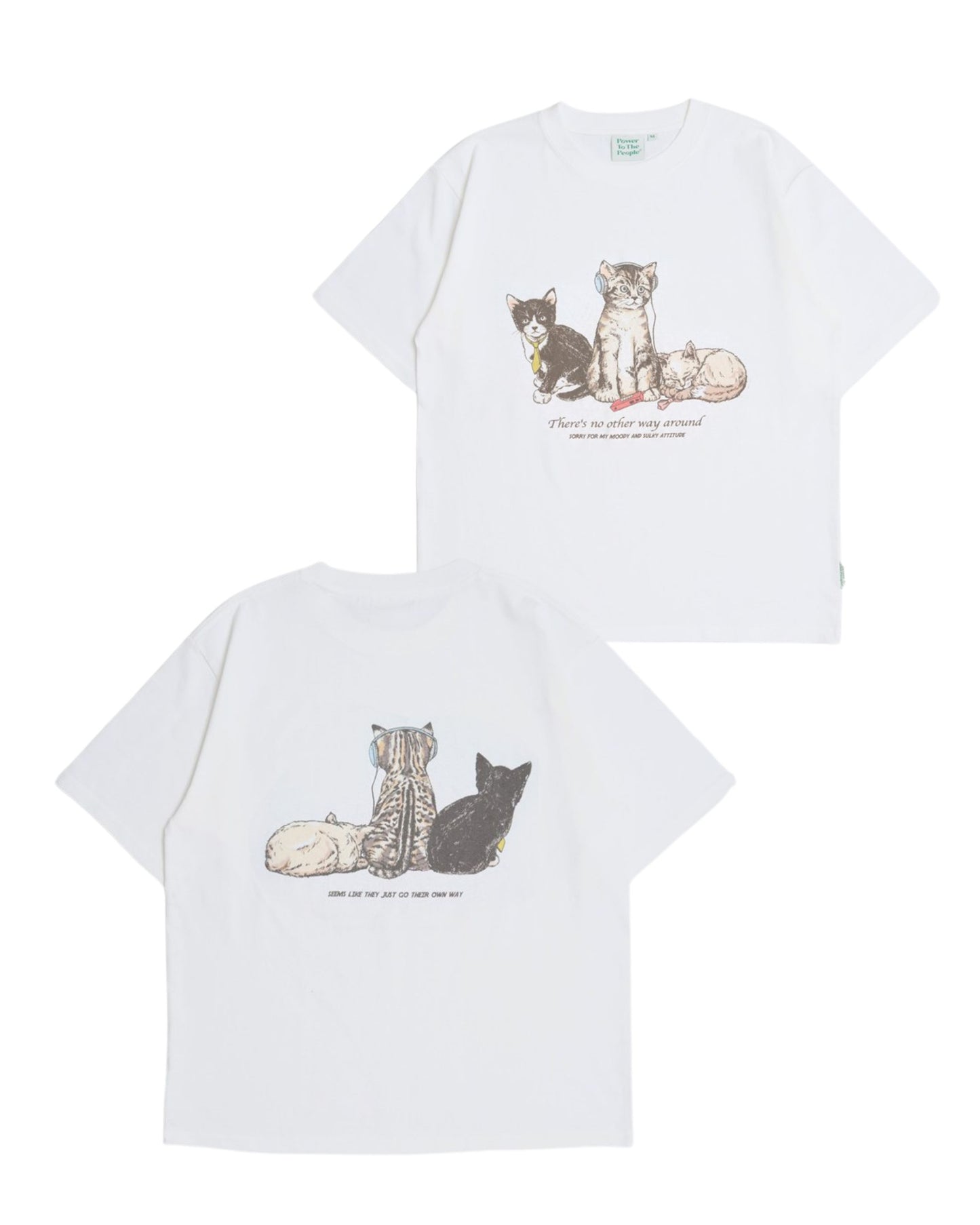 Three Cats Tee