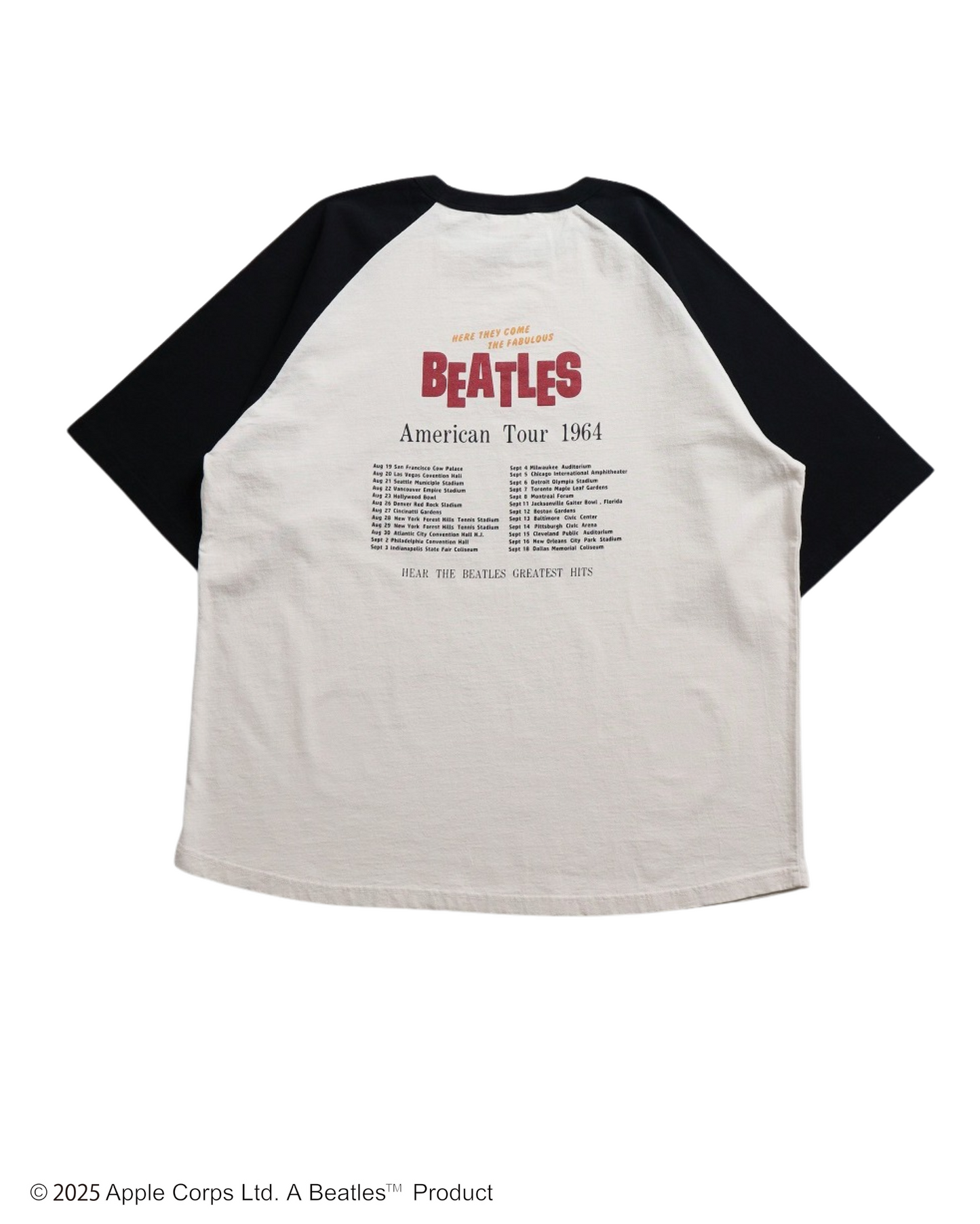 【The Beatles】Tour  Raglan Tee