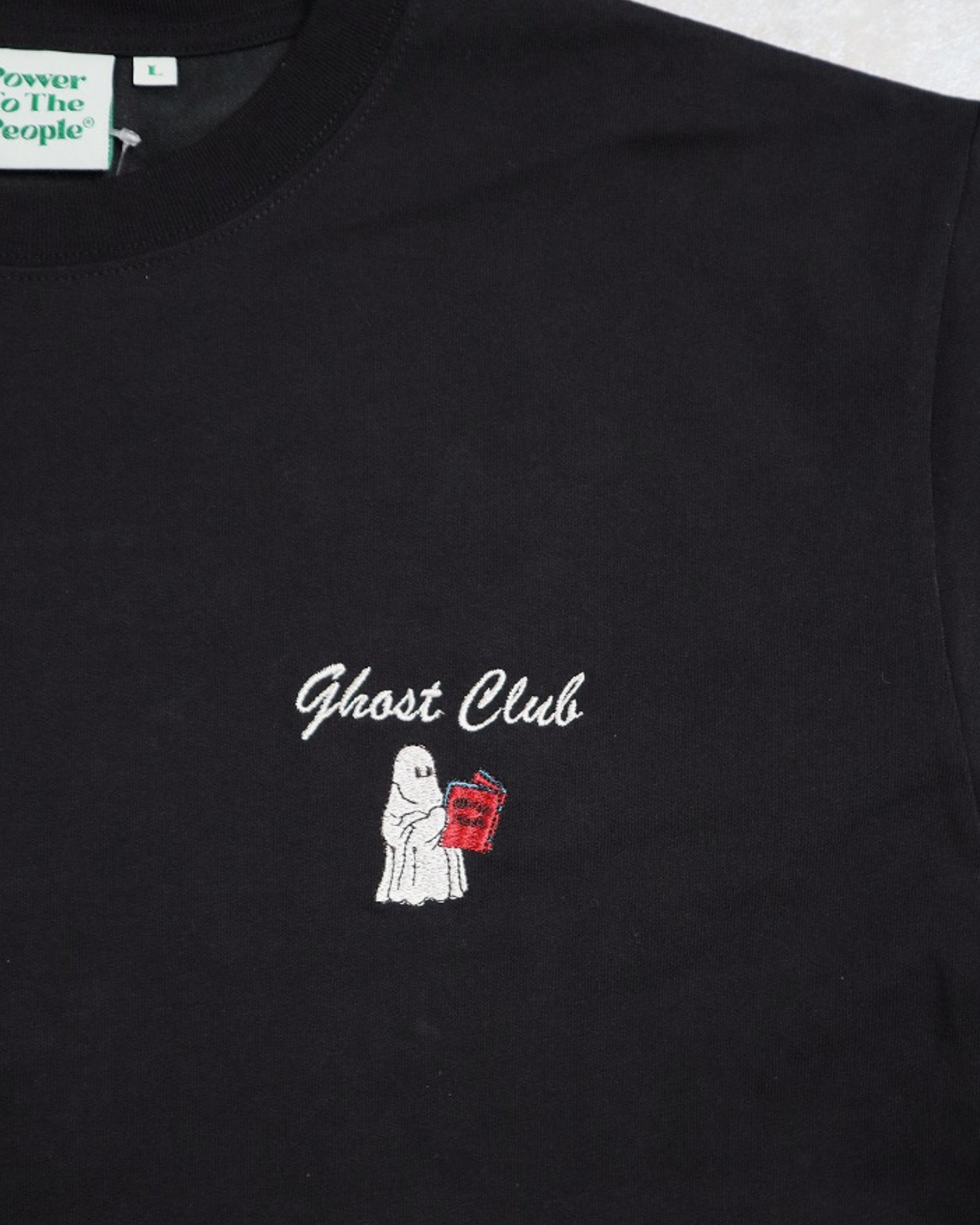 Ghost embroidery Tee