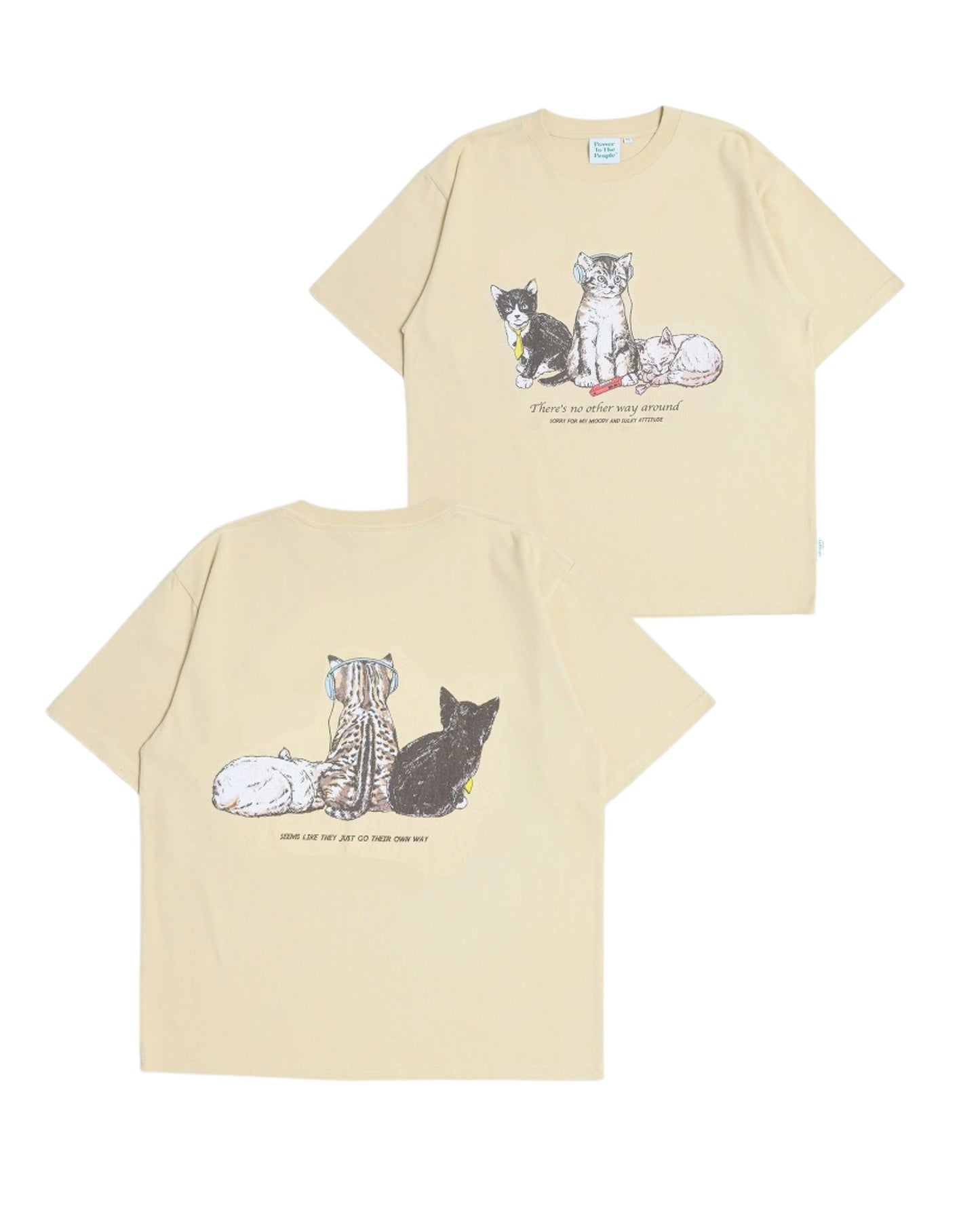 Three Cats Tee