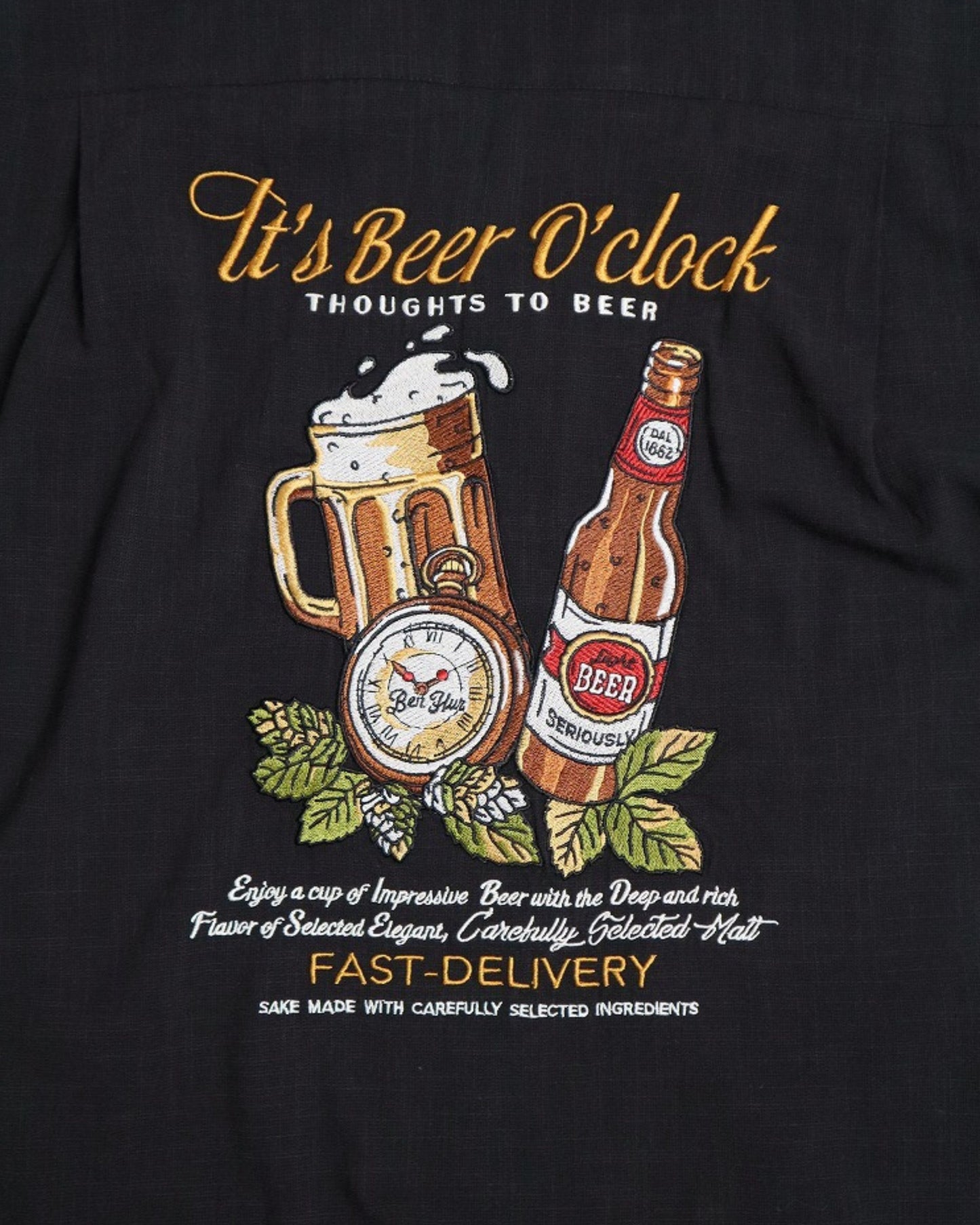 Beer  Linen Like Shirt