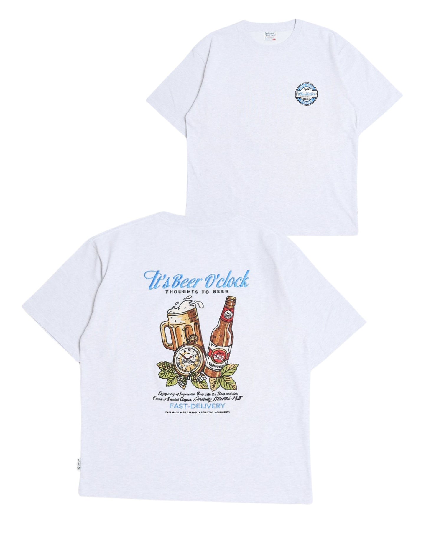 Beer Embroidery Tee