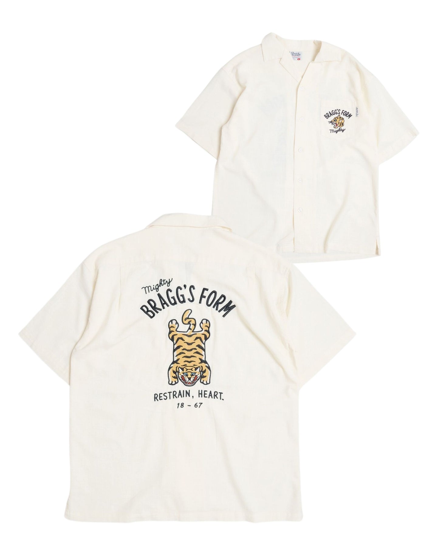 Tiger Linen Like Shirt