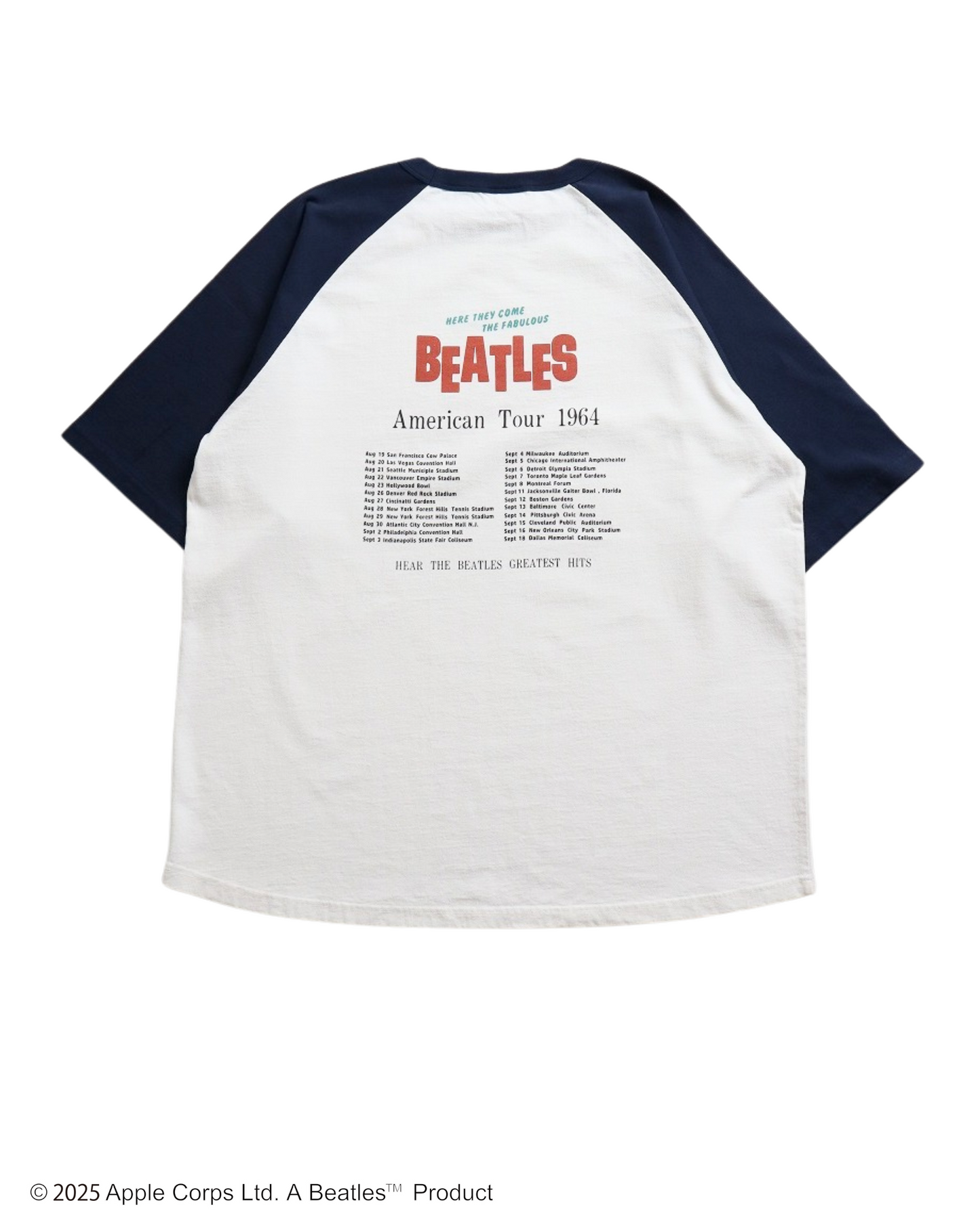 【The Beatles】Tour  Raglan Tee