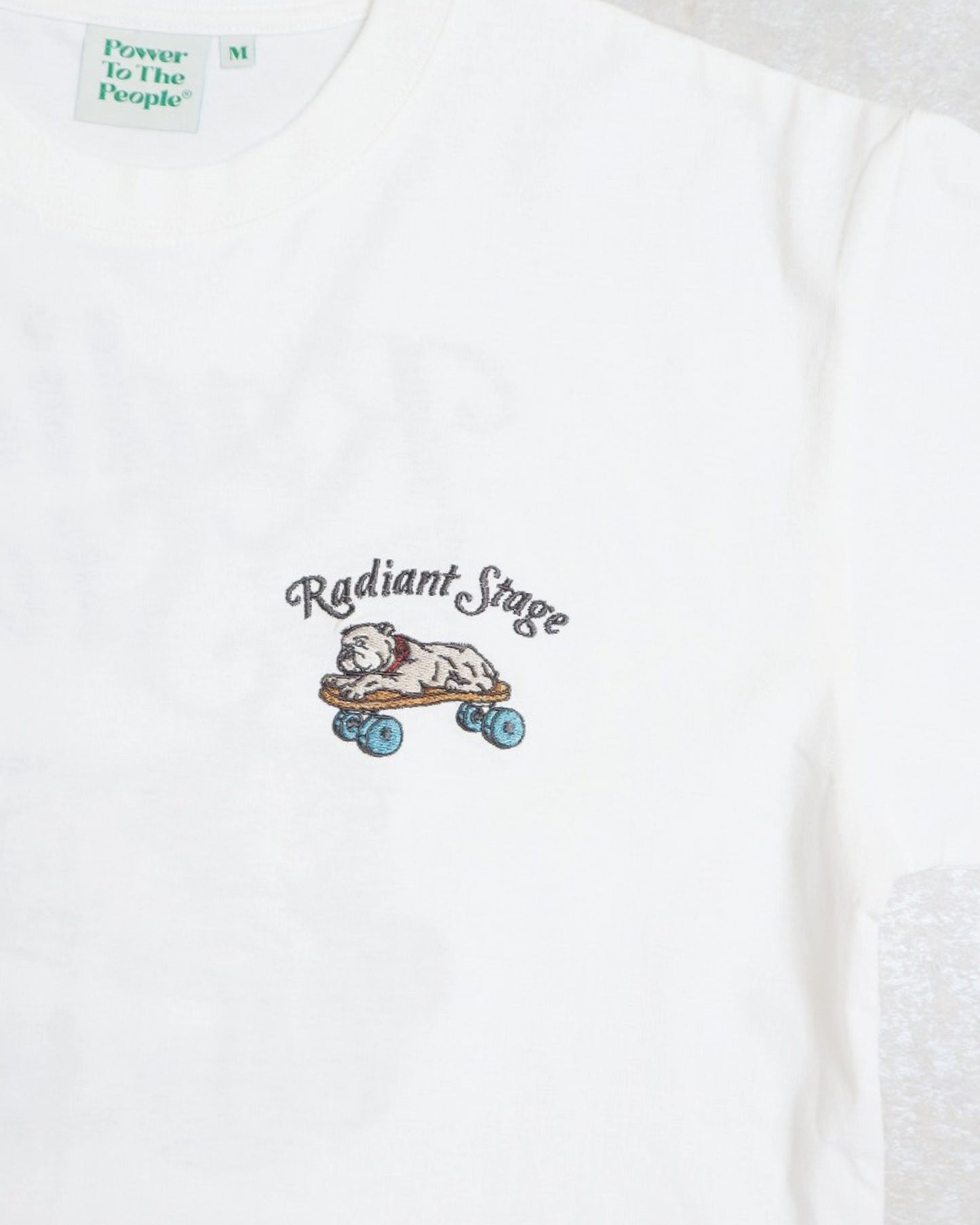 Bulldog Embroidery Tee