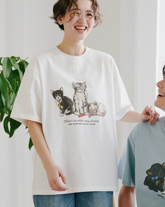 Three Cats Tee