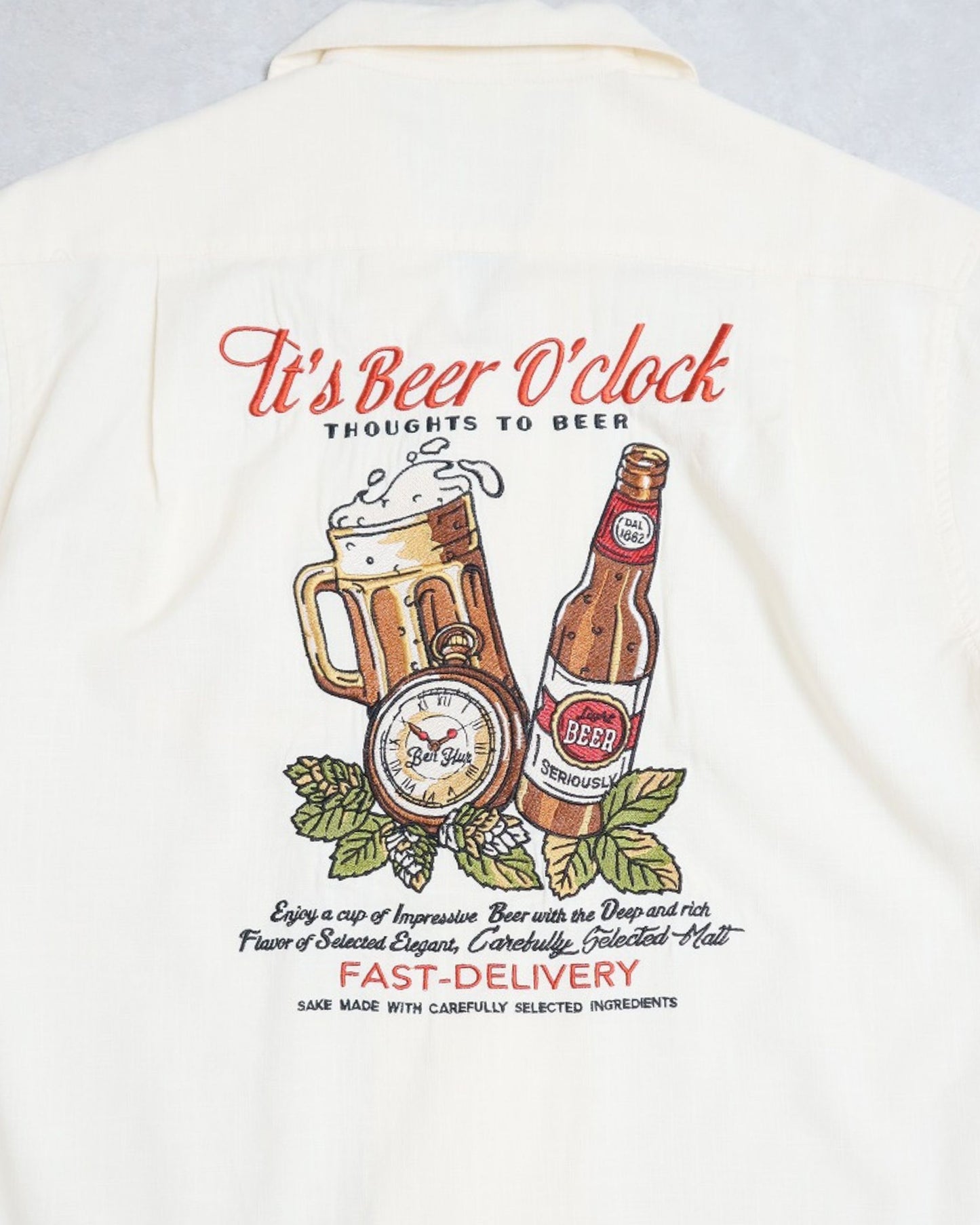 Beer  Linen Like Shirt