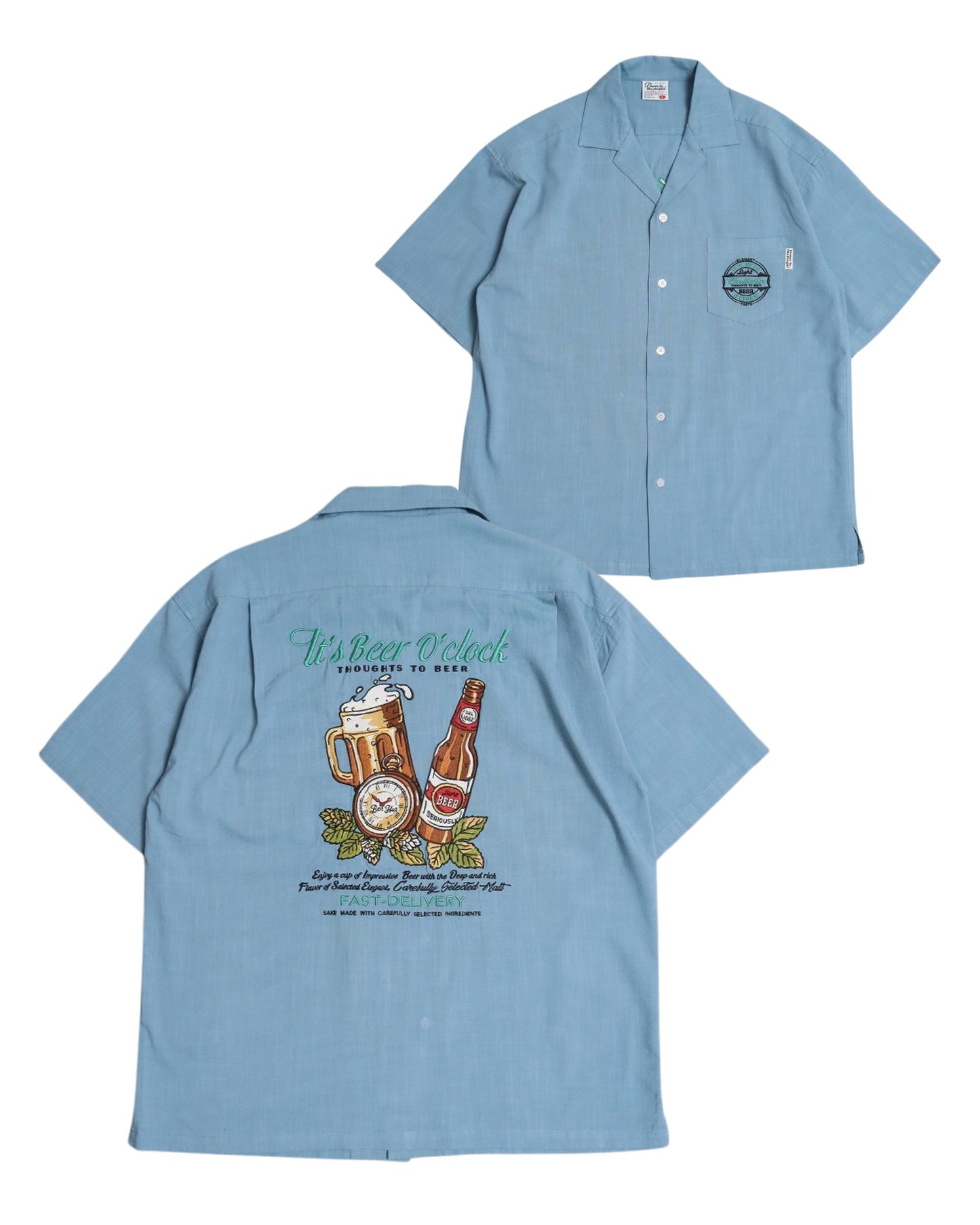 Beer  Linen Like Shirt