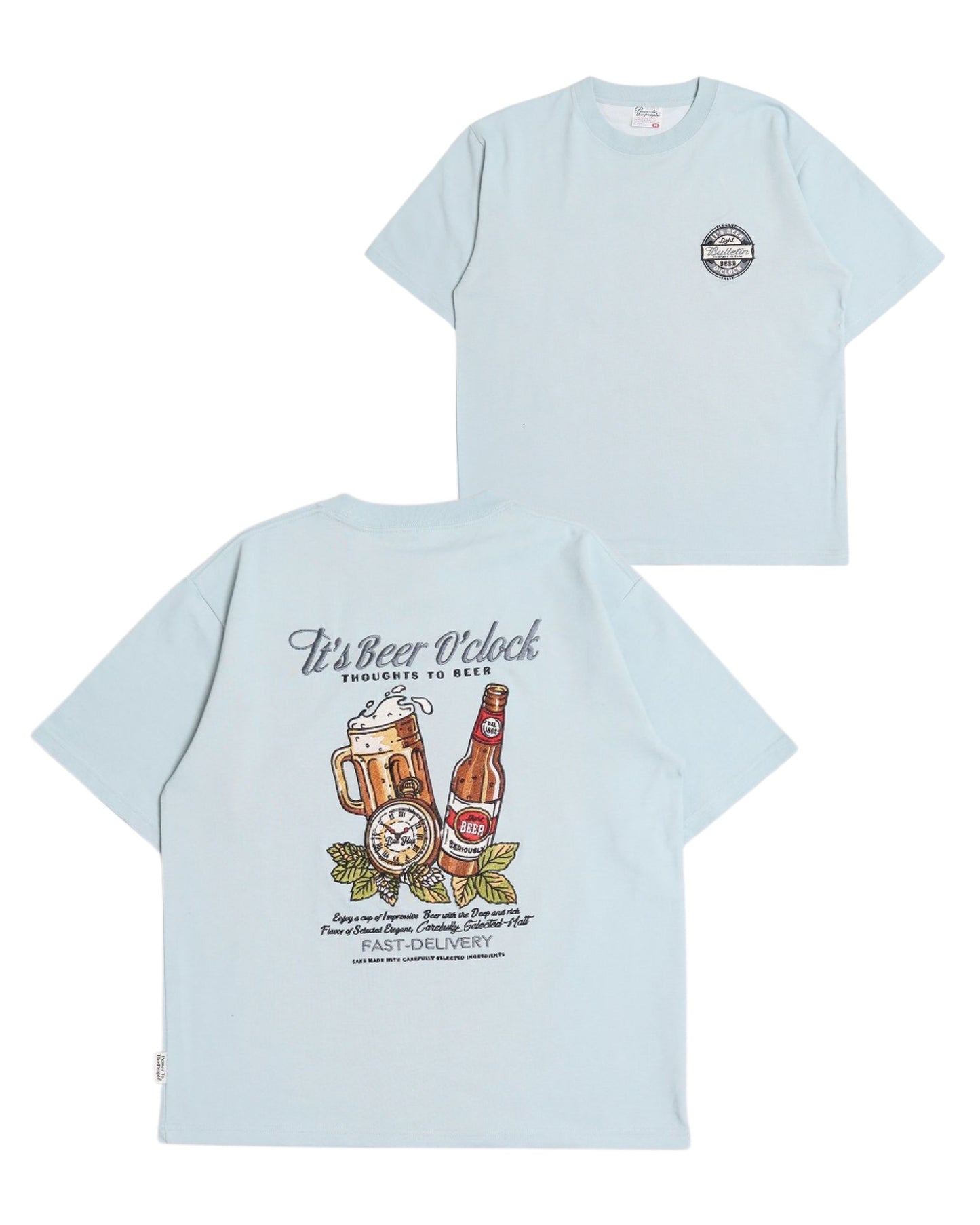 Beer Embroidery Tee