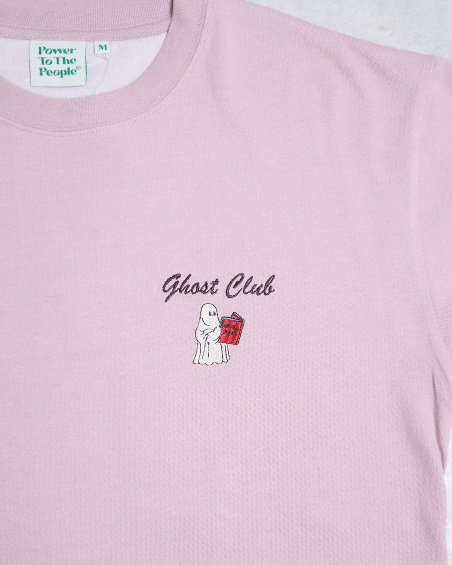 Ghost embroidery Tee