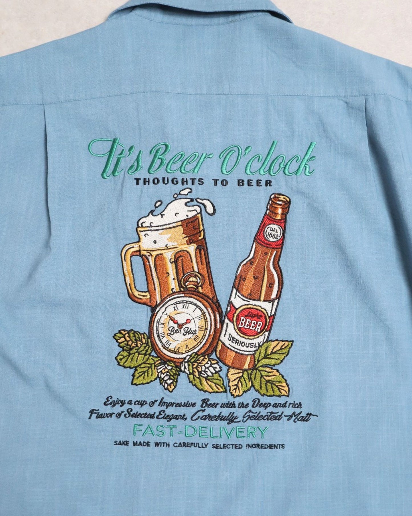 Beer  Linen Like Shirt