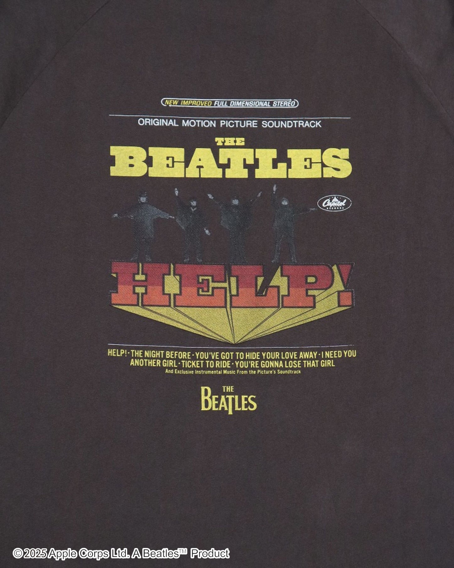 【The Beatles】HELP Raglan Tee