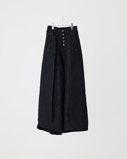 【LOILE】Jacquard wide pants