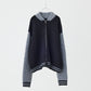 【LOILE】Knit stadium jumper