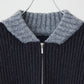 【LOILE】Knit stadium jumper