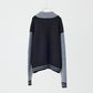 【LOILE】Knit stadium jumper