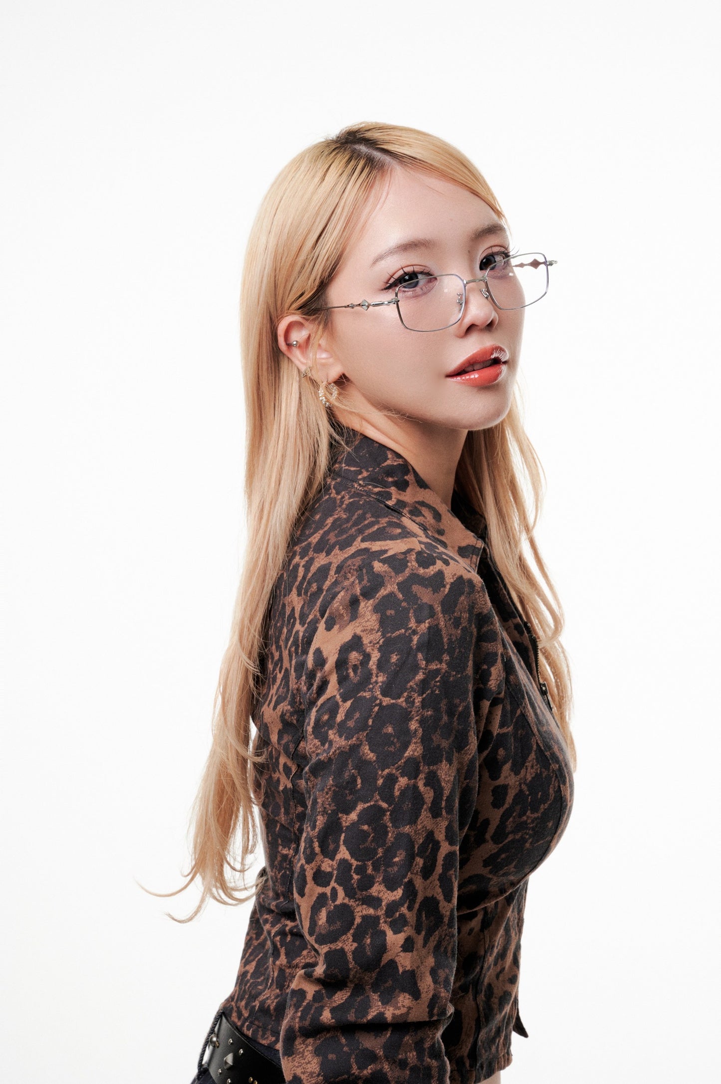 Silver flame glass / シルバーフレームメガネ