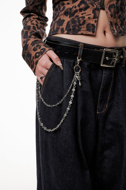 Cross W Chain belt / クロスチャームチェーンベルト