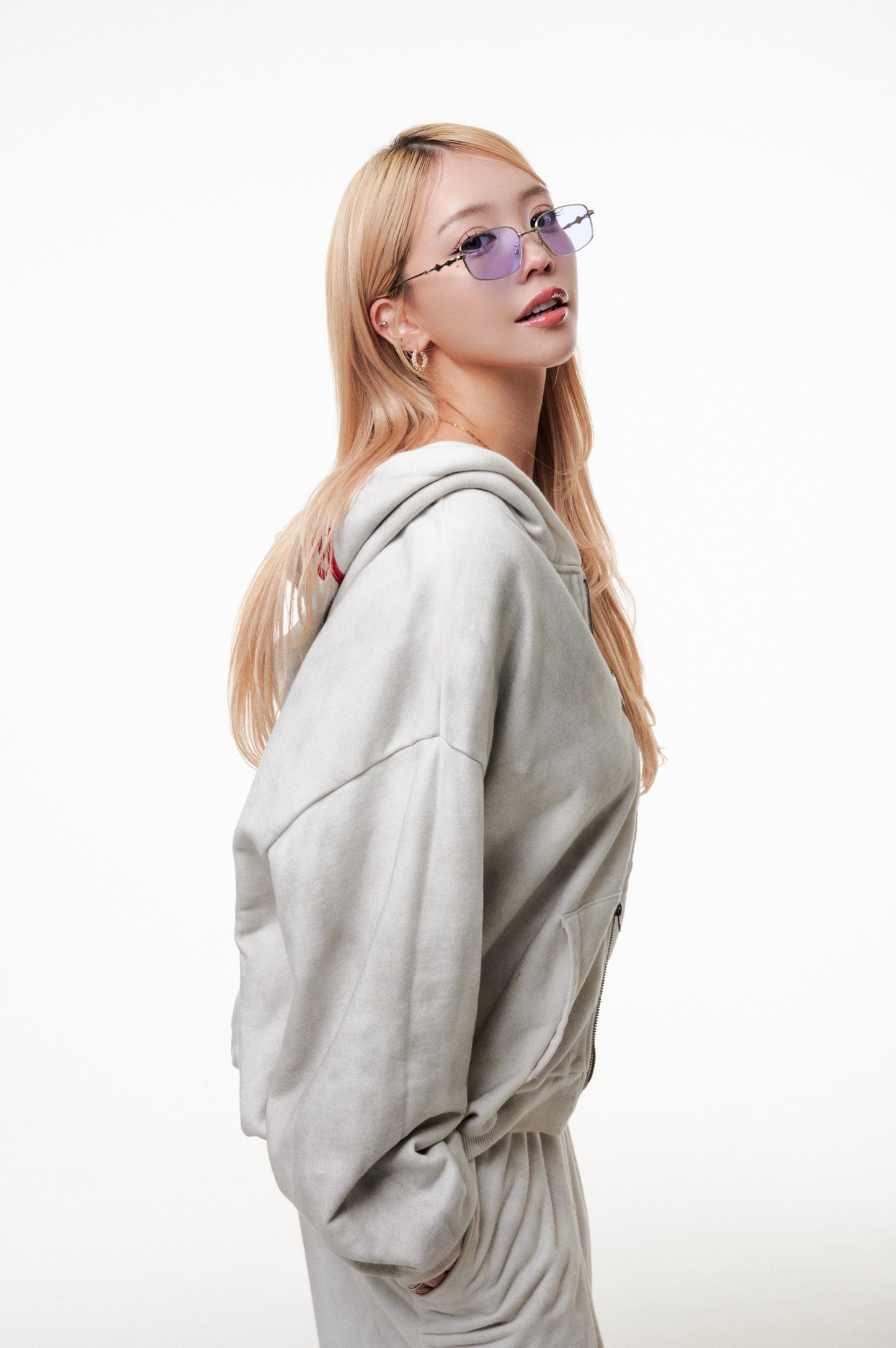 Silver flame glass / シルバーフレームメガネ