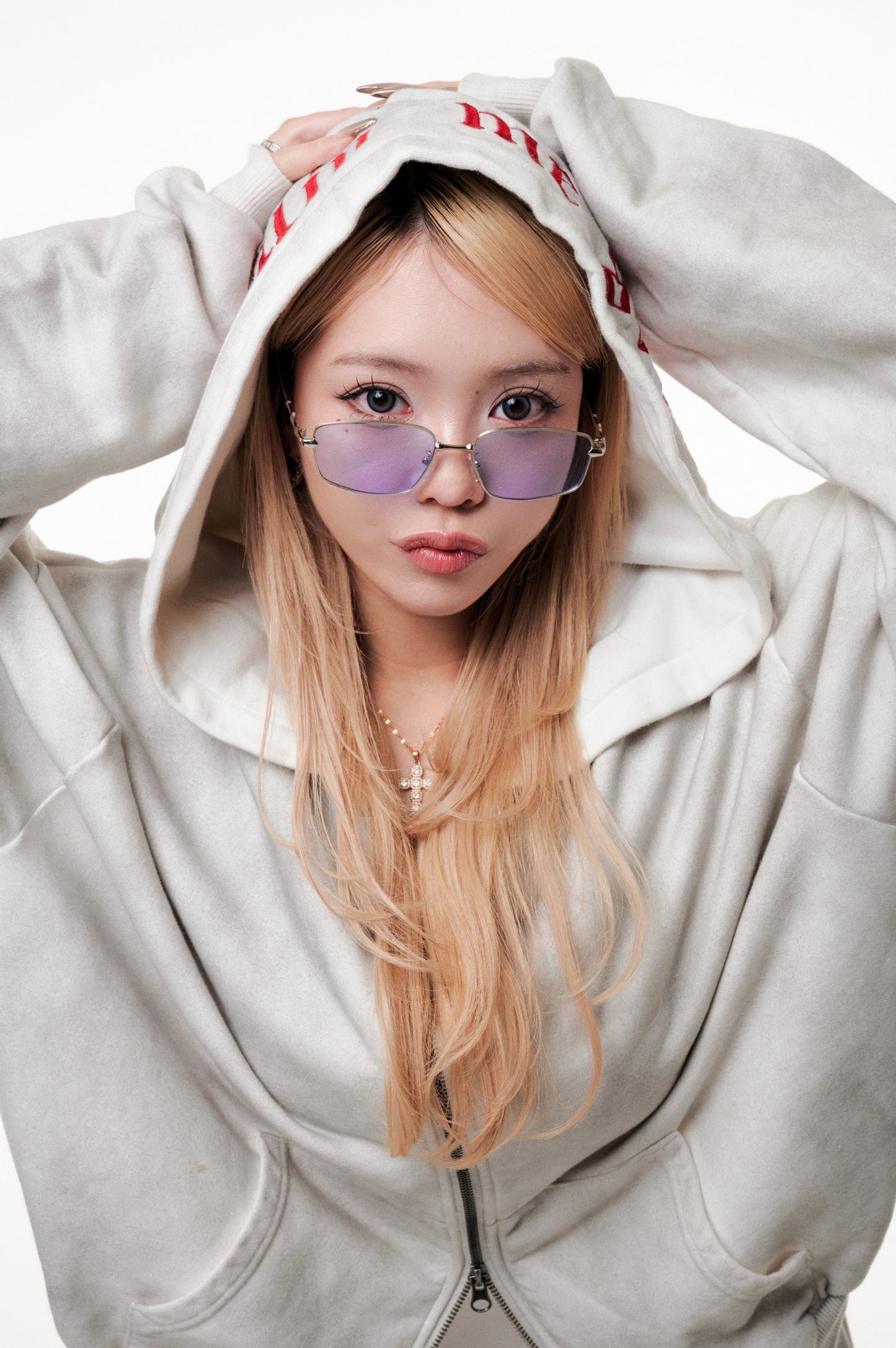 Silver flame glass / シルバーフレームメガネ