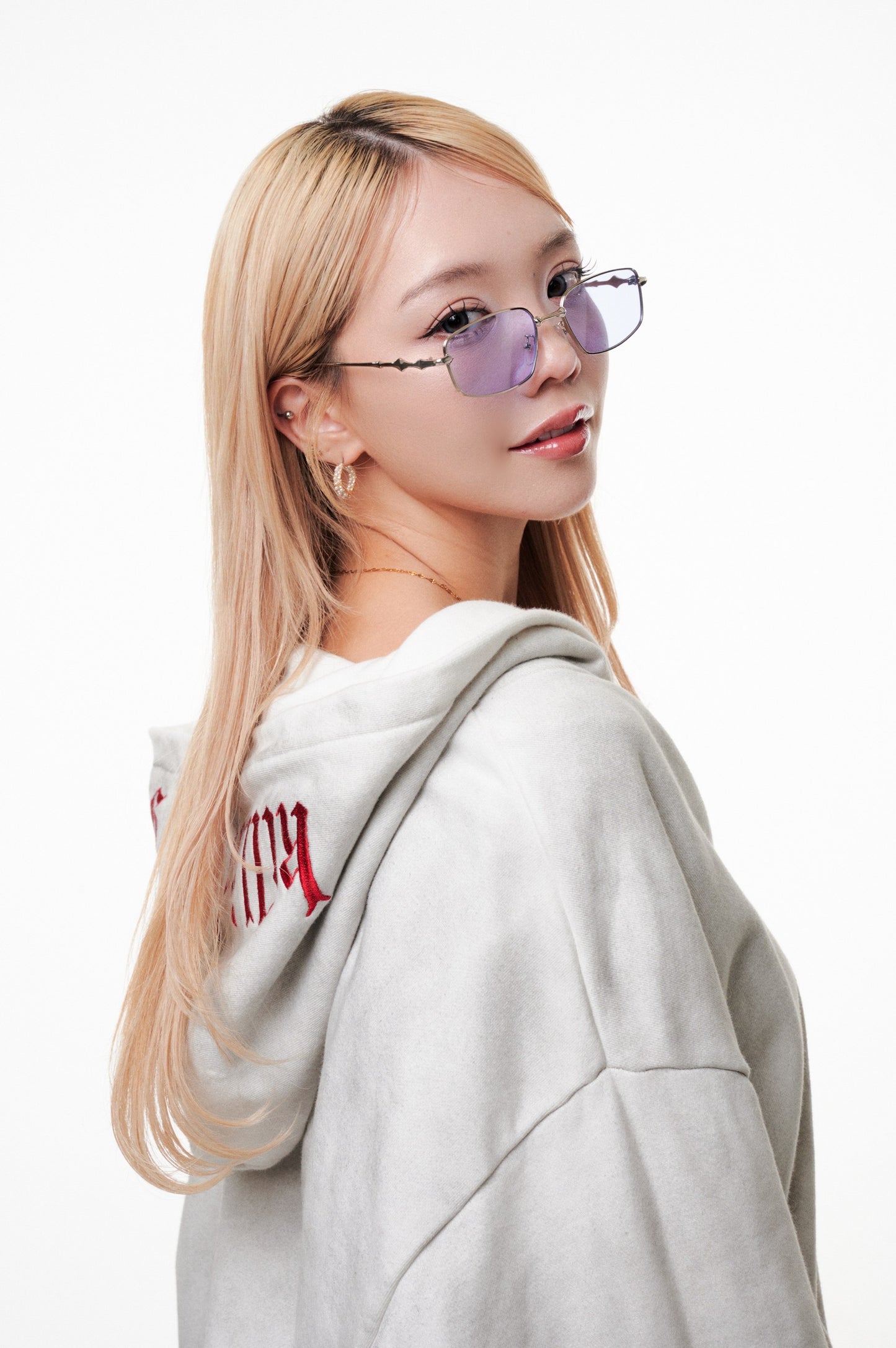 Silver flame glass / シルバーフレームメガネ