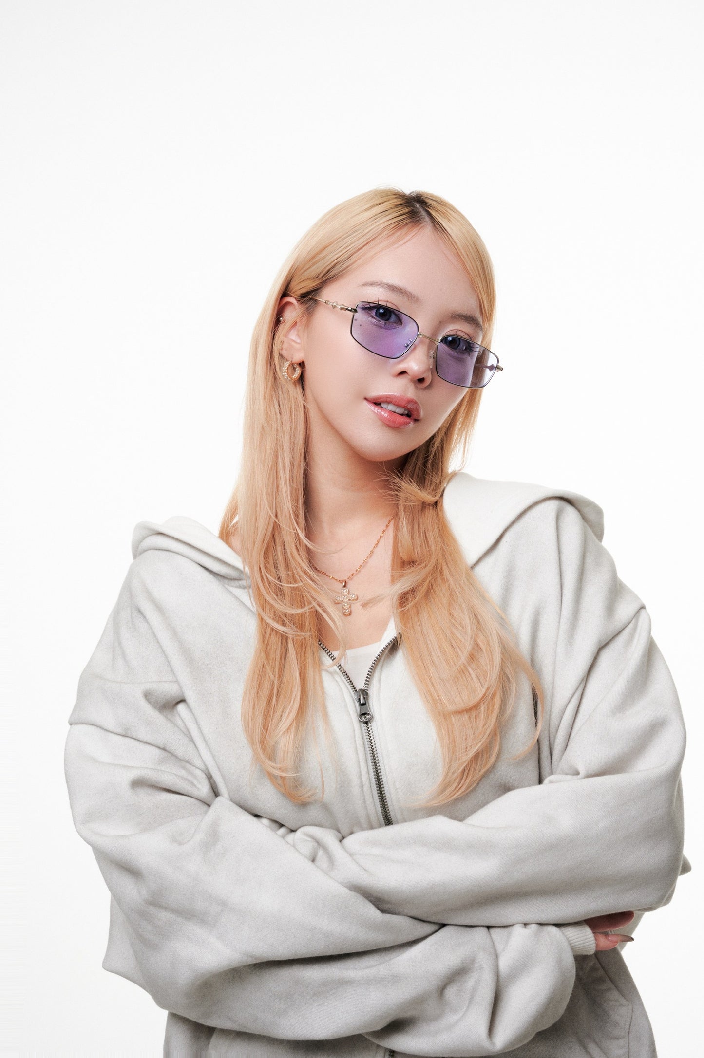 Silver flame glass / シルバーフレームメガネ